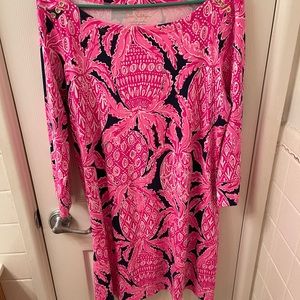 Lilly Pulitzer pink pineapple dress